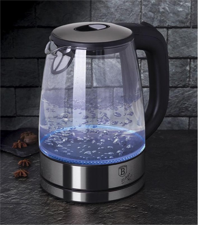 Productafbeelding BerlingerHaus Waterkoker Glas 1.7L Chroomstaal (1.70 l)
