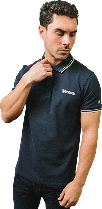 Immagine prodotto Lambretta SS25 Maglietta Polo Doppia Punta Uomo (L)