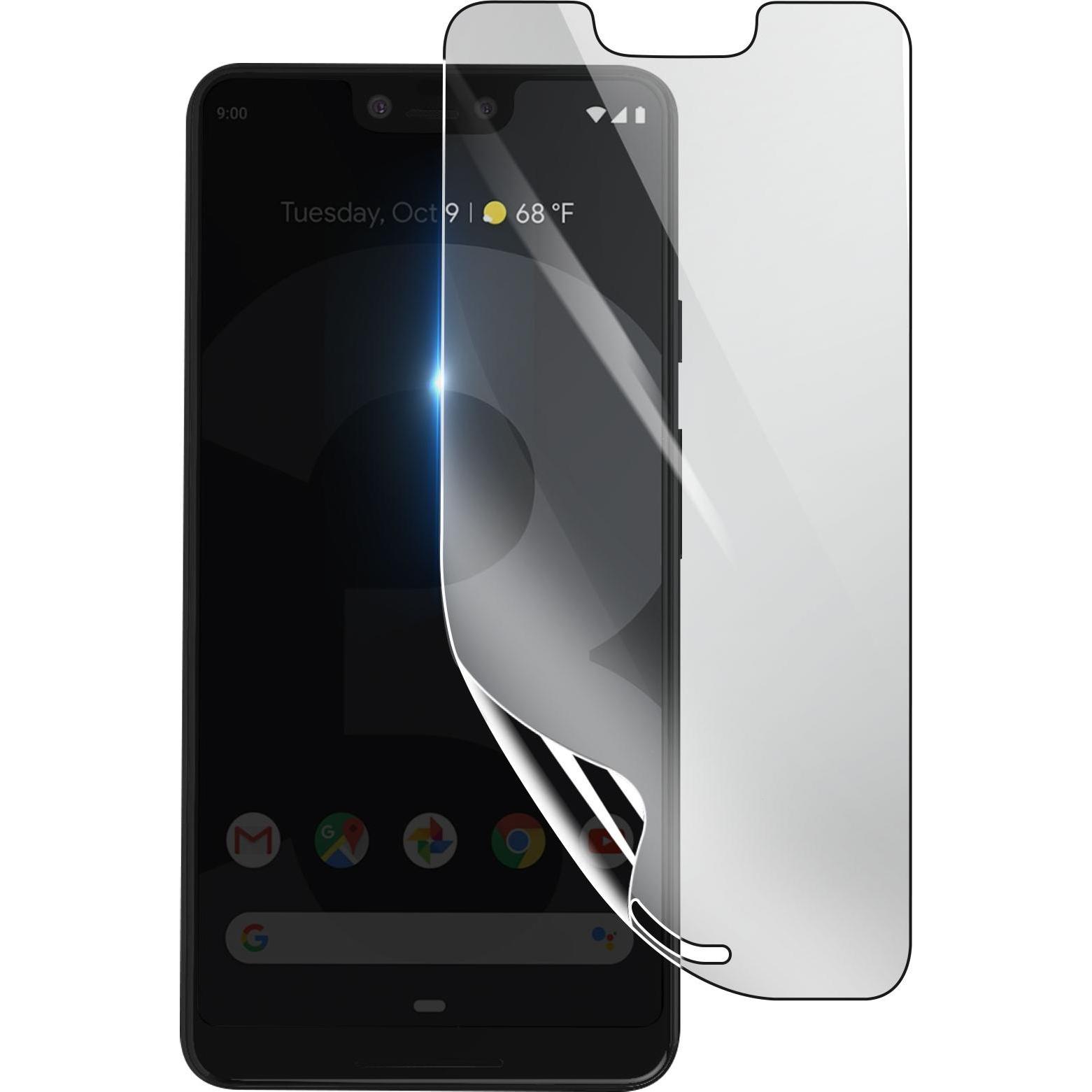 3MK Hydrogel Bildschirmfolie für Google Pixel 3 XL (1 Stück, Google Pixel 3 XL), Smartphone Schutzfolie, Transparent