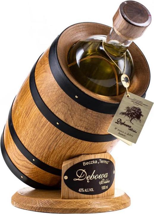 Immagine prodotto Debowa Polska Bottiglia di vodka in un barile di legno (1 x 100 cl)