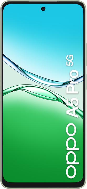 Actual product image OPPO A5 Pro 5G (256 GB, Green, Olive, 6.67", Dual SIM, 5G)