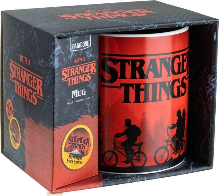 Actual product image Paladone Products Stranger Things Tasse mit Aufkleber XL