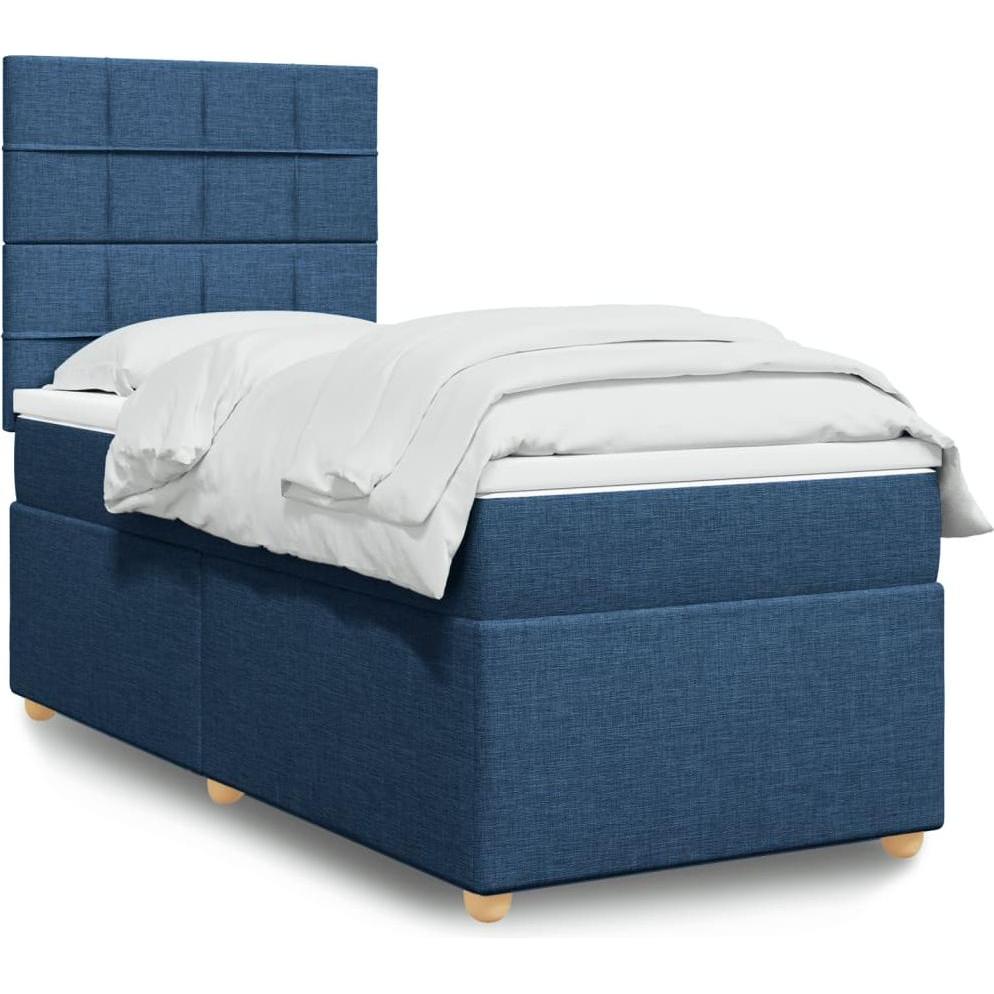 VidaXL, Bett, Bo x springbett mit Matratze 160 x 200 cm Stoff (160 x 200 cm)