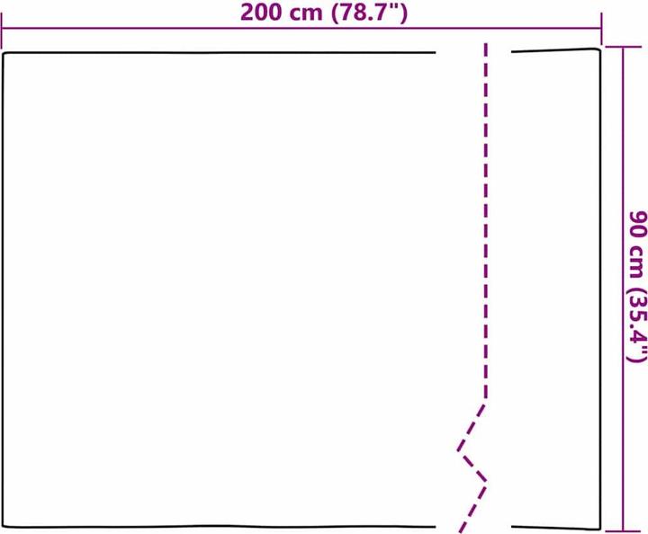 Image du produit vidaXL Spiegelfolie (90 x 200 cm)