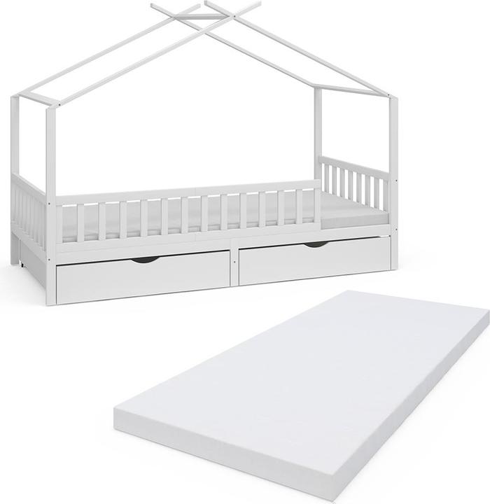 VitaliSpa Franka mit 2 Schubladen und Matratze (90 x 200 cm)