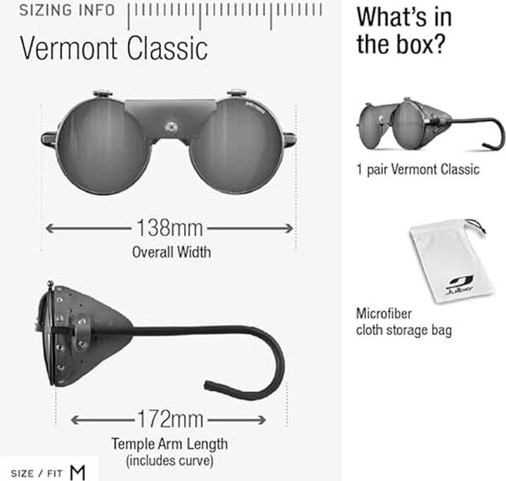 Image du produit Julbo Lunettes de soleil Vermont (Noir, Alti Arc 4)