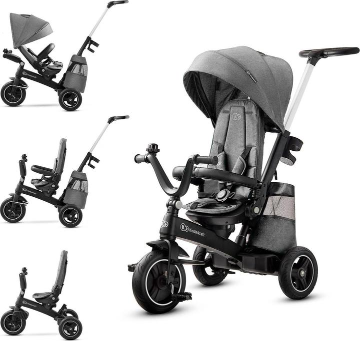 Actual product image KinderKraft EasyTwist Platinum grey