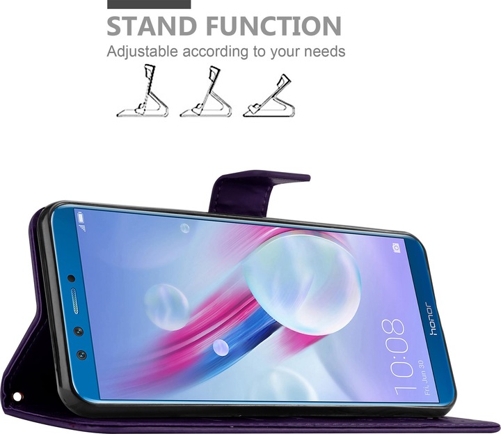 Produktbild Cadorabo Flower Book Cover (Honor 9 Lite)