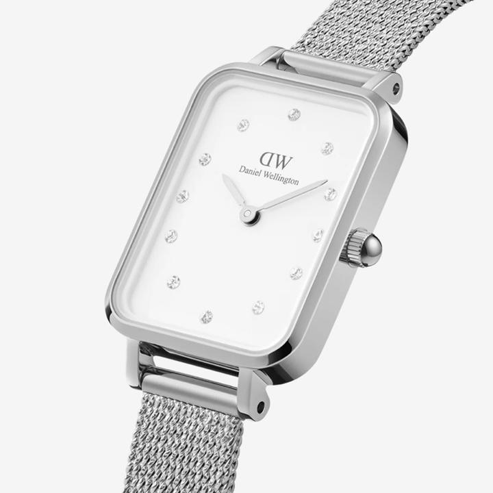 Immagine prodotto Daniel Wellington Quadro Lumine Pressed Sterling (Orologio da polso analogico, 20 mm)