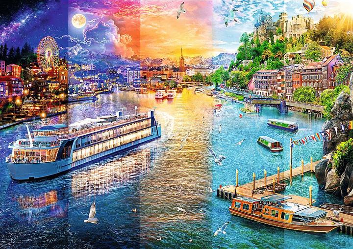 Produktbild Trefl Puzzle 1000 - Flusskreuzfahrt (1000 Teile)