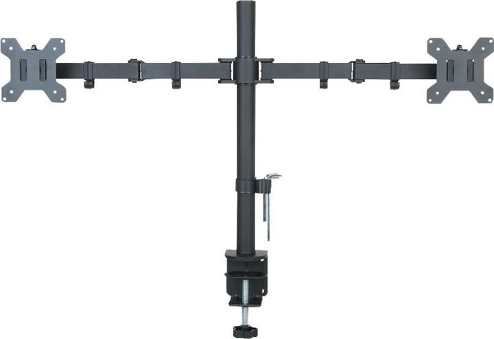 Image du produit Techly Support de bureau pour LCD TV LED 13 27 Côté à côté Pince (Tables, 27", 10 kg)