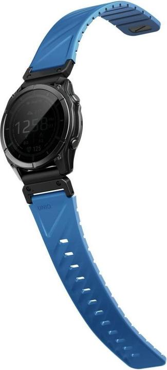 Produktbild Uniq Fluo Strap for Garmin 22mm Blue (22 mm, Plastic, Silicon, Stainless Steel)
