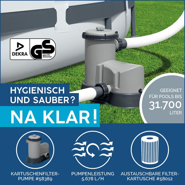 Actual product image Bestway Oval Frame Pool Set (549 x 274 x 122 cm)