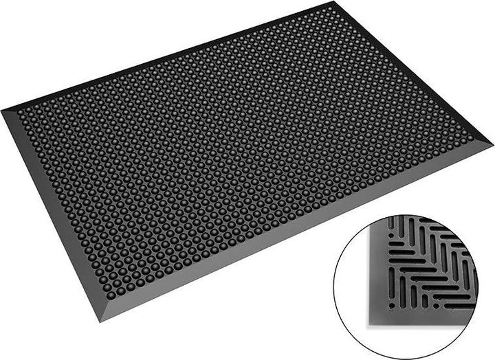 Immagine prodotto Top Swede Tappeto ESD nero, semisfera chiodata 950 x 1250 x 14 mm (Protezione statica)