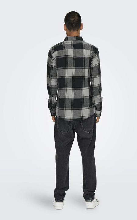 Produktbild Only & Sons Slim Fit Hemdkragen Hemd Hemd (L)