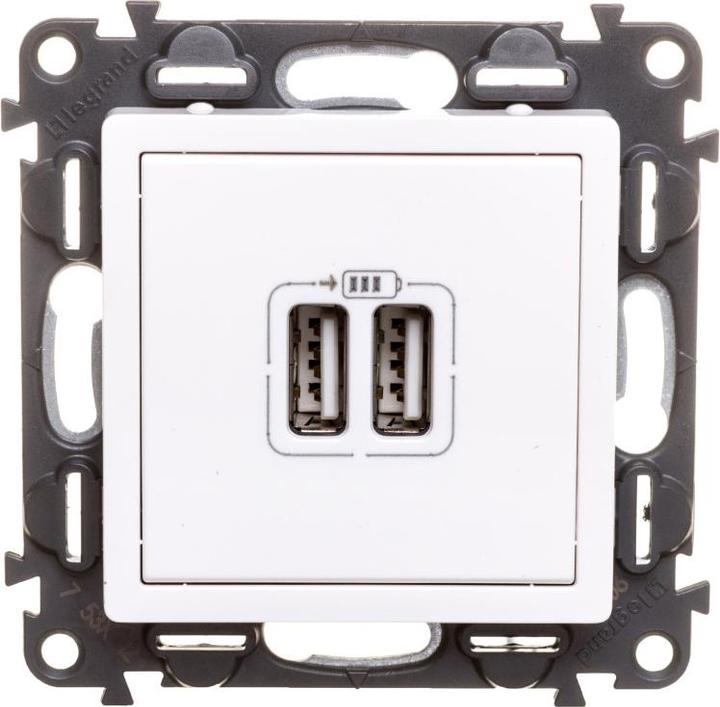 Actual product image Legrand USB charging socket