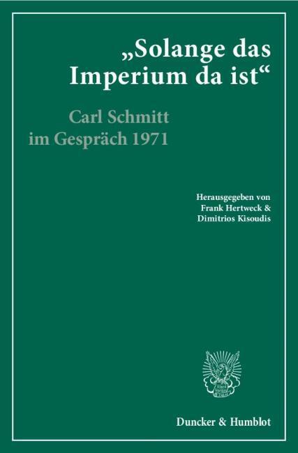 Produktbild »Solange das Imperium da ist« (Deutsch, Carl/Figge, Dieter, Klaus/Groh, Schmitt, 2010)