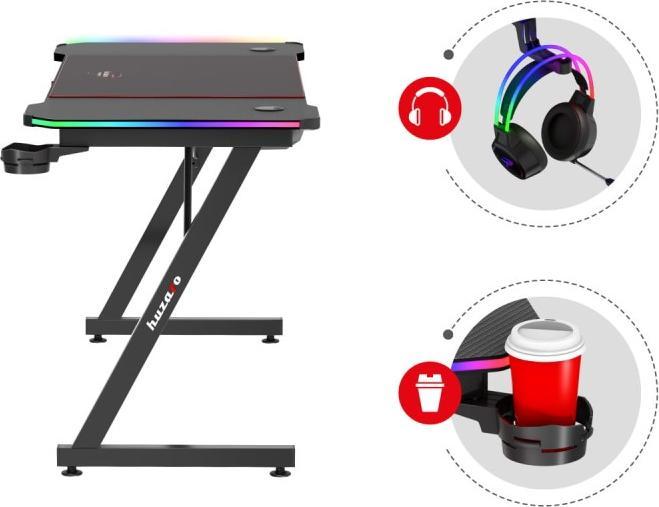 Actual product image Huzaro Biurko gamingowe Hero 4.8 RGB