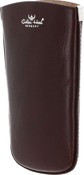 Actual product image Golden Head Colorado leather key case 6.5 cm
