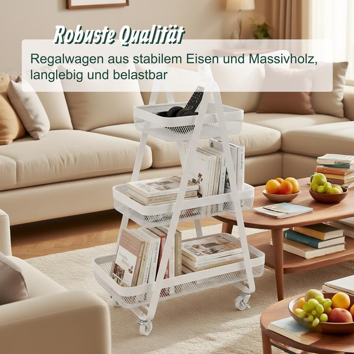 Produktbild Relaxdays Rollwagen 3 Ebenen