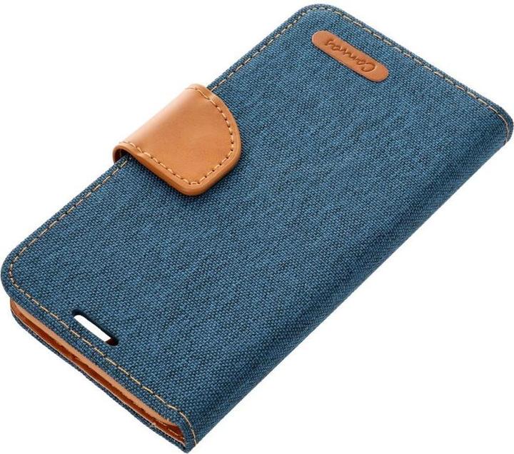 Produktbild OEM Back panel cover CANVAS Book case for SAMSUNG S23 Ultra navy blue (Samsung Galaxy S23 Ultra)
