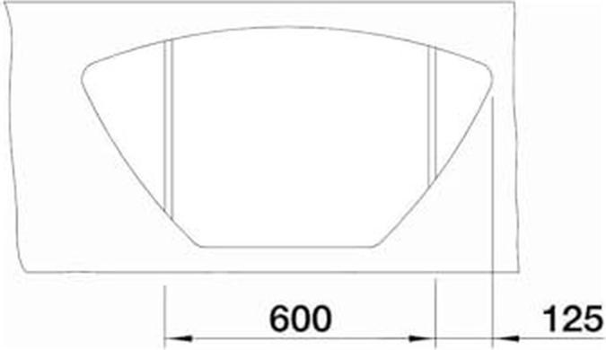 Produktbild Blanco ZIA 9 E (Aufsatzspülbecken, Einbauspüle, 51 cm)