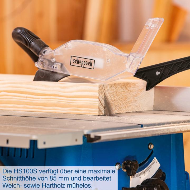 Image du produit Scheppach HS100S Scie circulaire de table 220-240V 50Hz 2000W - 250mm