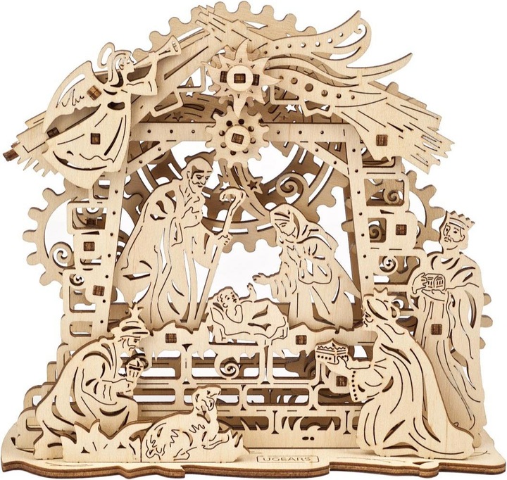 Actual product image Ugears Nativity scene