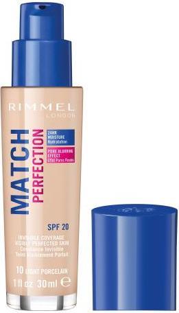 Actual product image Rimmel London Match Perfection SPF20 (010 Light Porcelain)