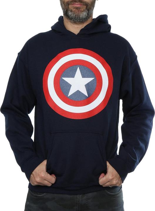 Image du produit - Sweat à capuche CAPTAIN AMERICA SHIELD - Homme (XXL)