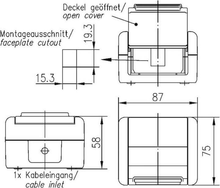 Image du produit Telegärtner H02000A0069 Gris