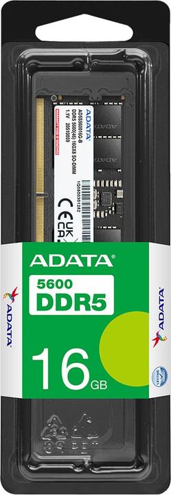 Actual product image Adata SO-DDR5 16GB 5600-46 Premier Single Tray (1 x 16GB, 5600 MHz, DDR5 RAM, SO-DIMM)
