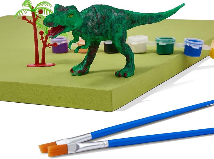 Actual product image The twiddlers Dinosaur figures 3D colouring set 15 pieces