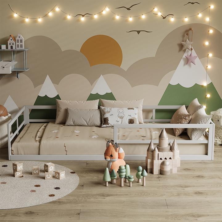Produktbild VitaliSpa Kinderbett Minno, Weiss, 90x200 mit Matratze (90 x 200 cm)