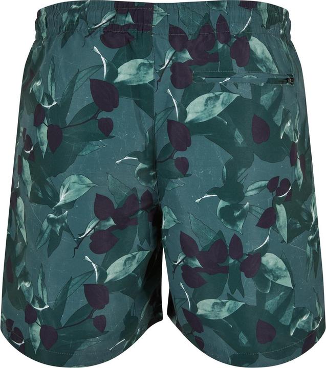 Image du produit Urban Classics Pattern Swim Shorts greenleafs S (S)