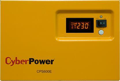 Actual product image Cyberpower CPS600E Uninterruptible Power Supply (UPS) 0.6 kVA 1 AC outputs (600 VA, 420 W, Line-interactive UPS)