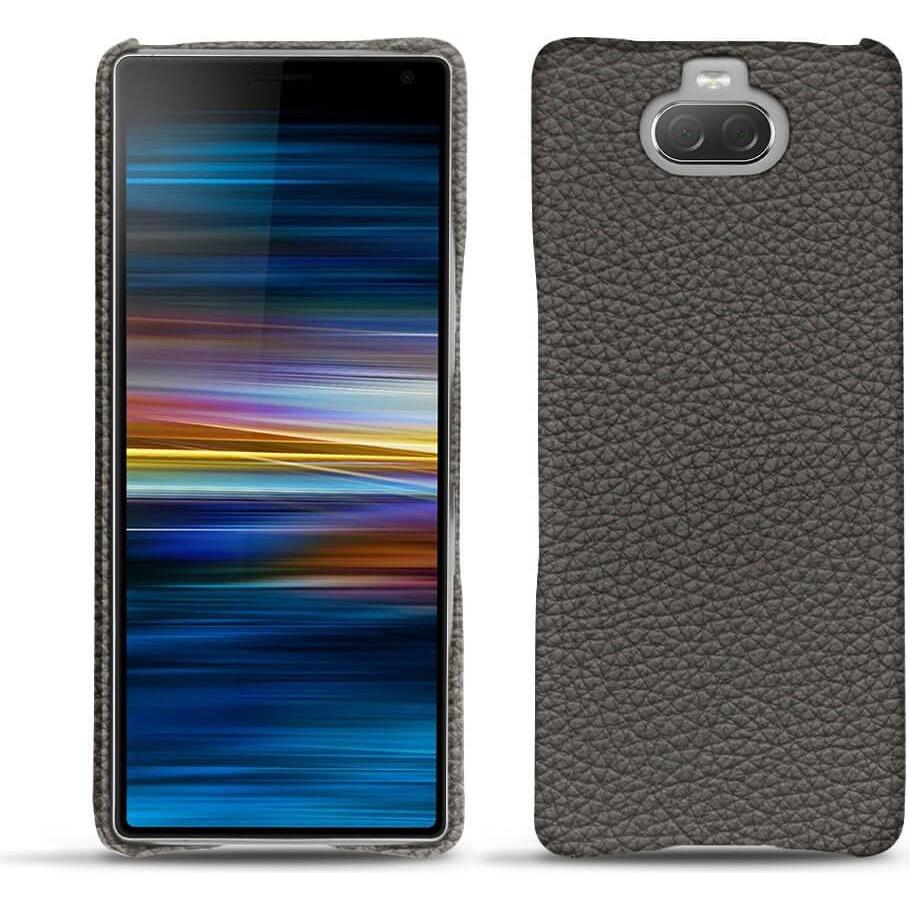 Noreve Lederschutzhülle (Sony Xperia 10), Smartphone Hülle, Grau