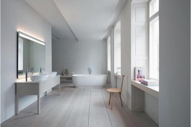 Image du produit Duravit Baignoire LUV 1800x850mm libre 2 pentes dos blanc (252 l, 180 cm, 85 cm)