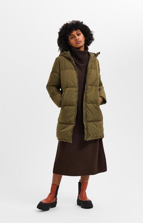 Actual product image Selected Longline down jacket (36)