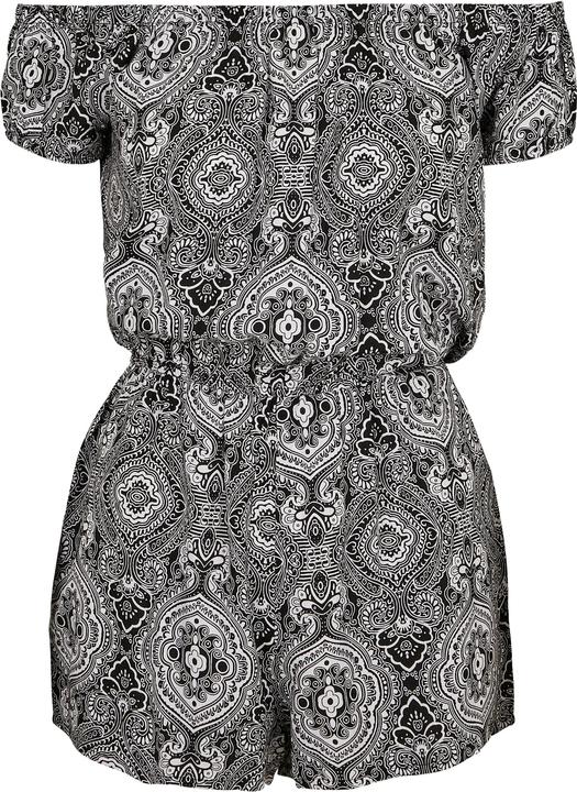 Produktbild Urban Classics Ladies AOP Off Shoulder Short Jumpsuit (4XL)