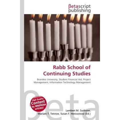 Rabb School of Continuing Studies, Fachbücher
