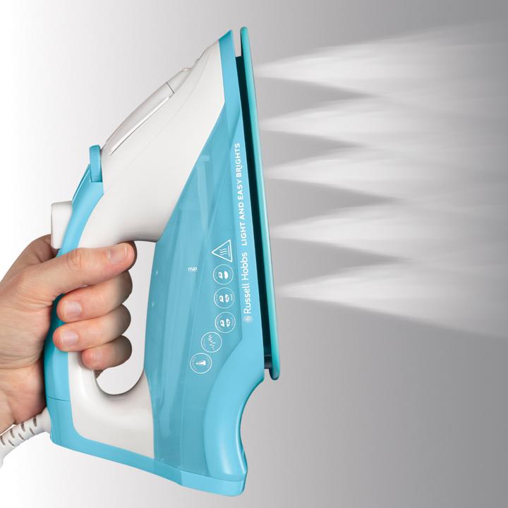 Actual product image Russell Hobbs 26482-56 Light & Easy Brights Aqua Steam Iron (2400 W, 115 g/min)