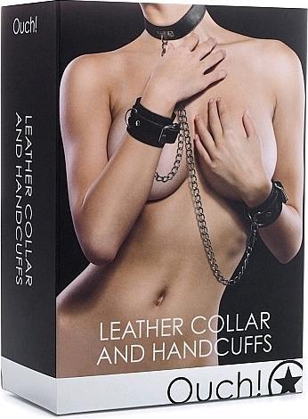 Produktbild Ouch! Hals-Armfesseln Schwarz