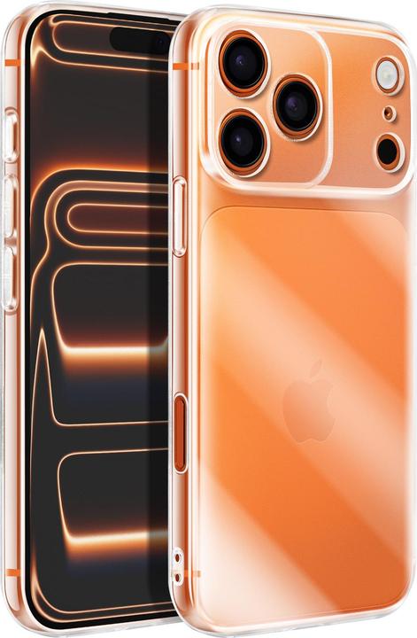 Image du produit OEM Back panel cover CLEAR Case 2 mm for IPHONE 17 Pro Max (camera protection) transparent (Apple iPhone 17 Pro Max)