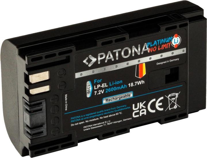 Patona Platino Canon LP-EL (Batteria della fotocamera)
