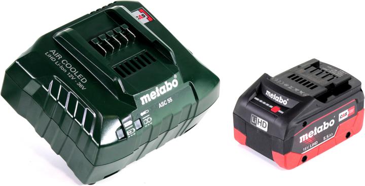 Produktbild Metabo KS 18 LTX 57 Akku Handkreissäge 18V 165x20mm + 1x Akku 5,5Ah + Ladegerät + MetaLoc