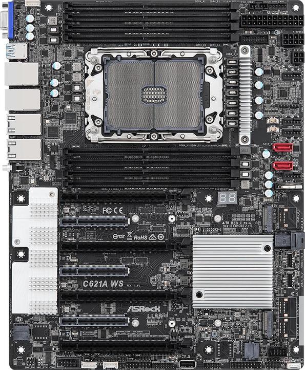 Produktbild AsRock C621A WS ATX (LGA 4189, Intel C621A, ATX)