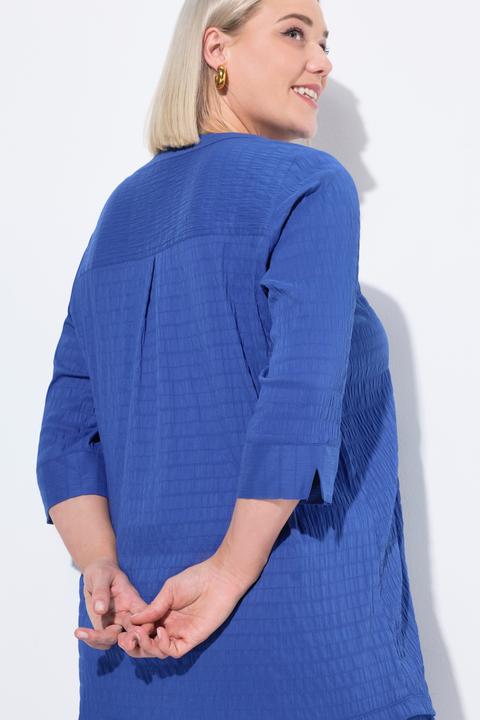 Produktbild Ulla Popken Bubble-Tunika, Biesen, Herzausschnitt, 3/4-Arm (42, 44)
