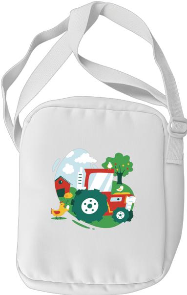 Produktbild Bügelbilder Schul & Freizeitsrucksack-Set Comic Bauernhof (15 l)