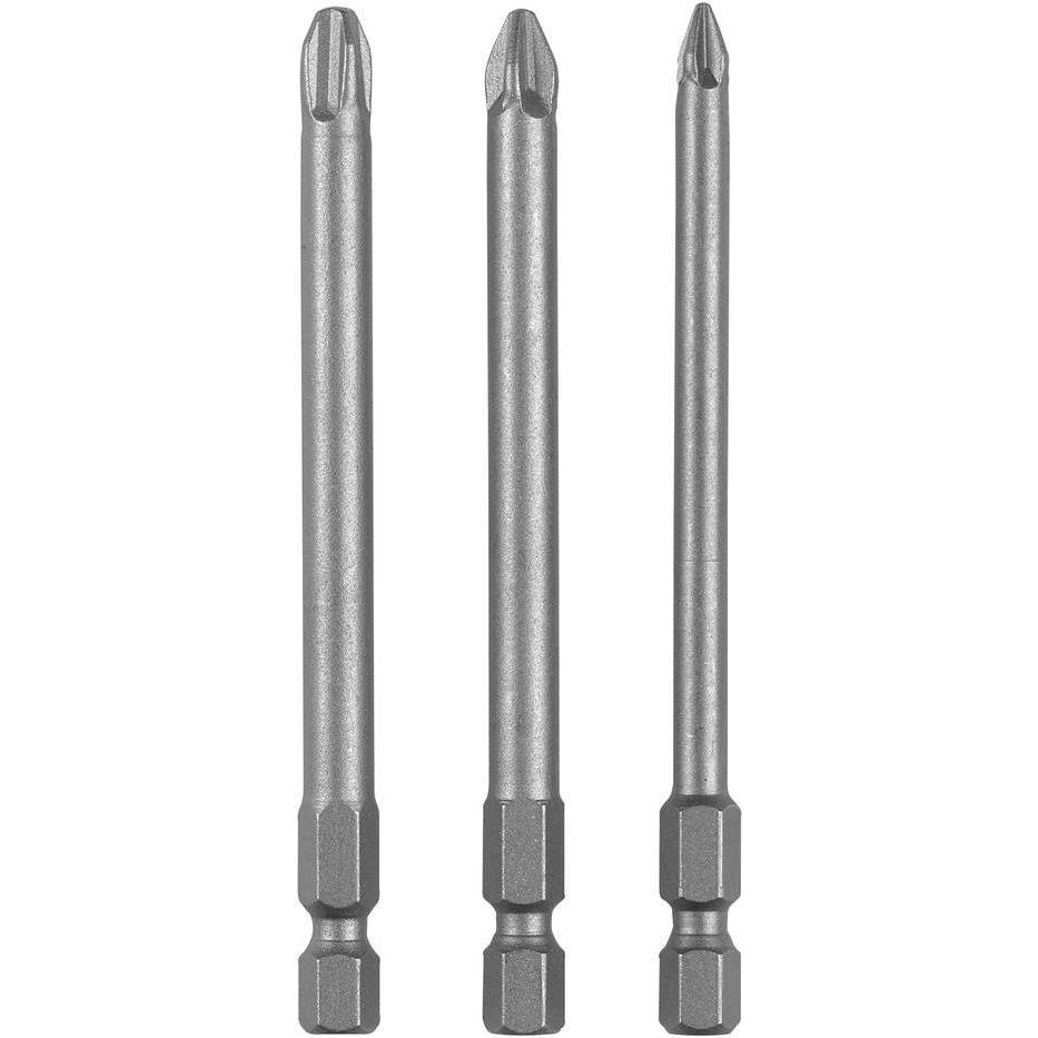 Bosch Zubehör, Bits, 3tlg. Schrauberklingen-Set für Pozidriv-Kreuzschlitzschrauben (PZ) (Kreuz Pozidriv PZ M1, Kreuz Poz...